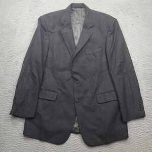 Brooks Brothers 346 Blazer Mens 40 Wool Houndstooth Sport Coat Classic Jacket